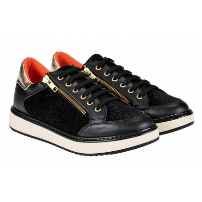 Ortopedska obutev Enna črno/zlati 